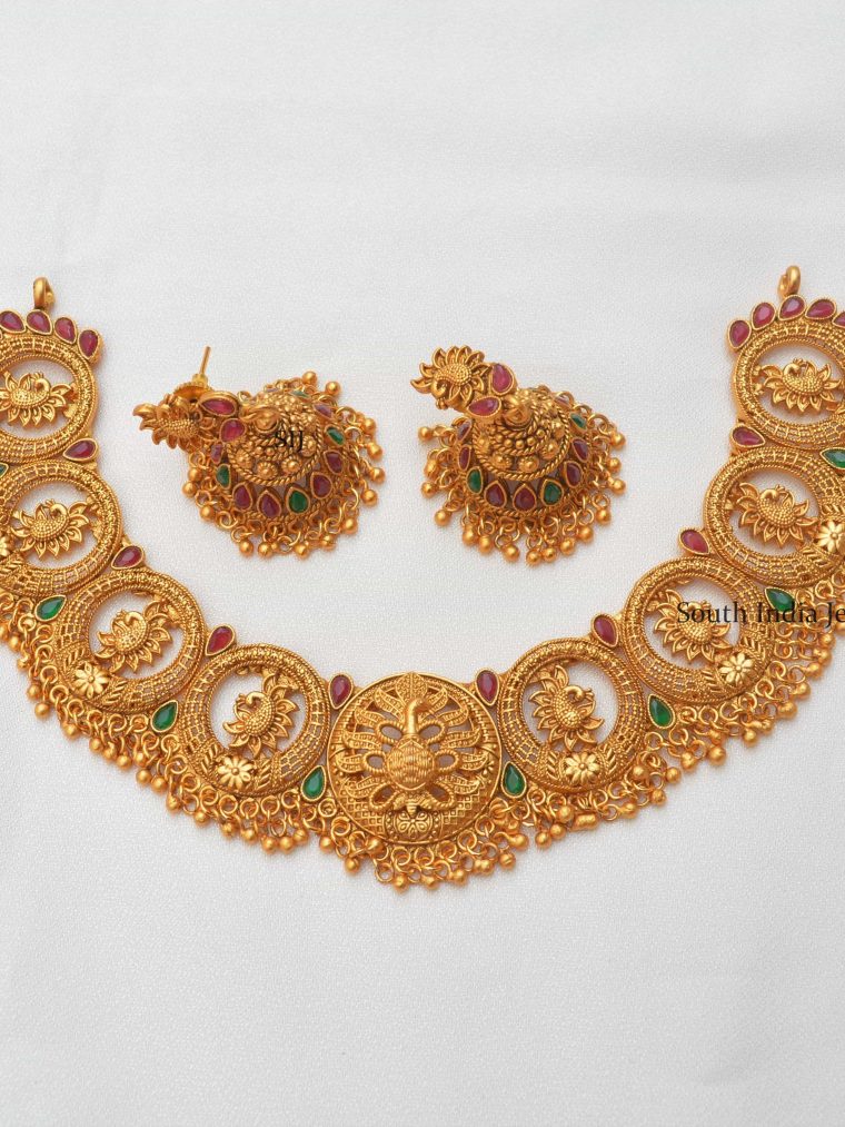 Peacock Loreal Design Necklace