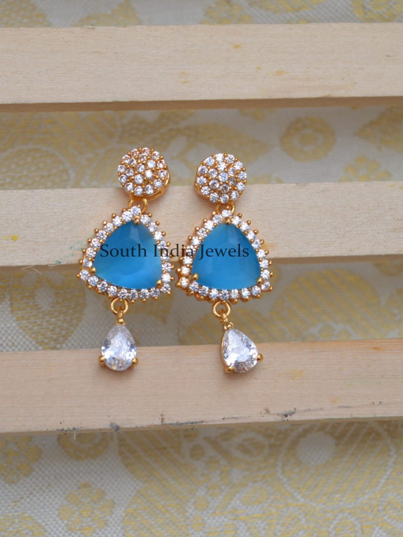 Pretty AD Stone Earrings