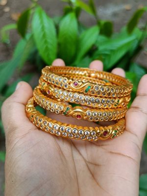 Stunning AD Stones Bangles