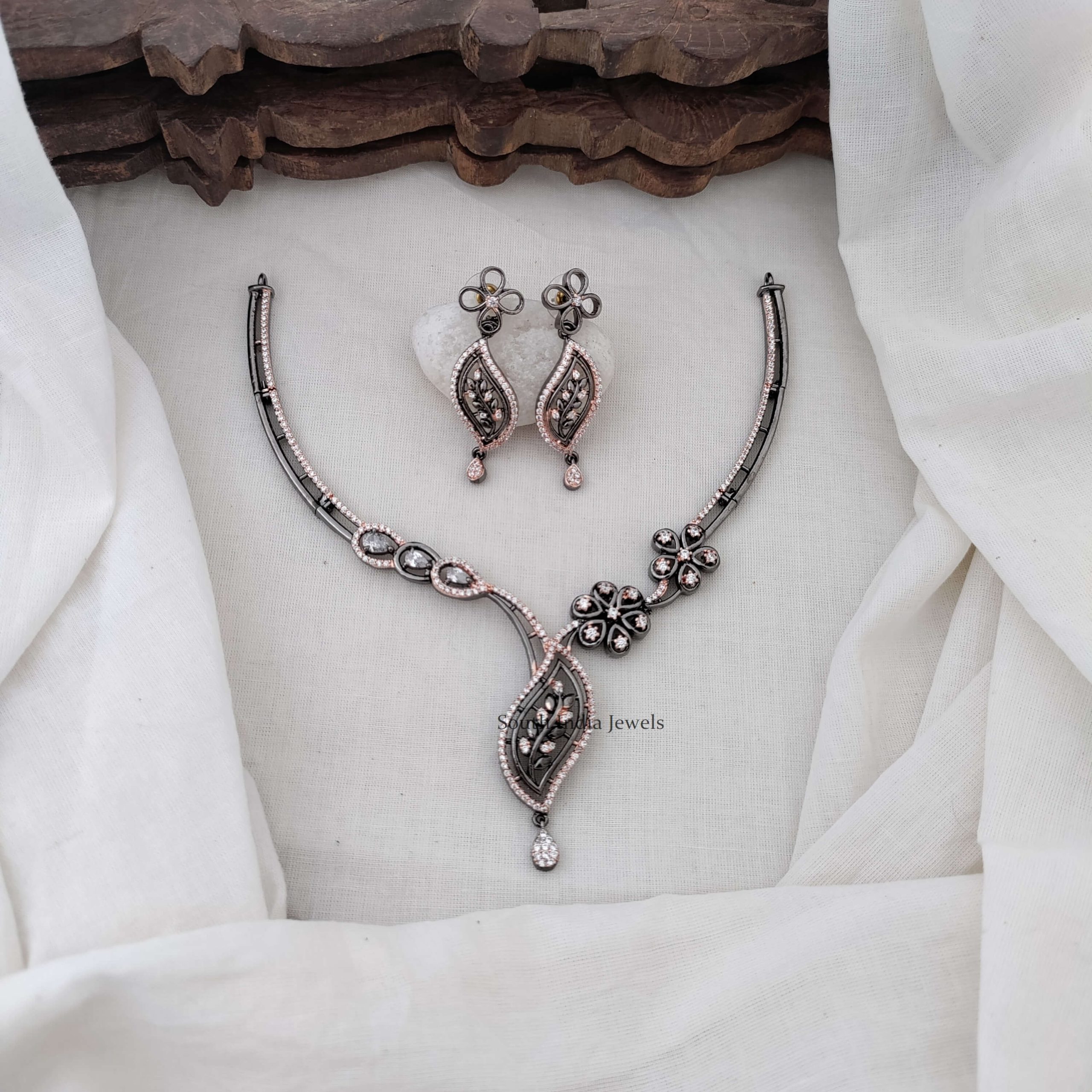Stunning CZ Stone Fancy Necklace