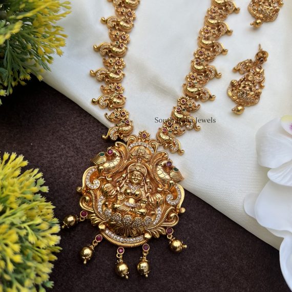 Lakshmi Designs Necklace Online - South India Jewels Stores Online