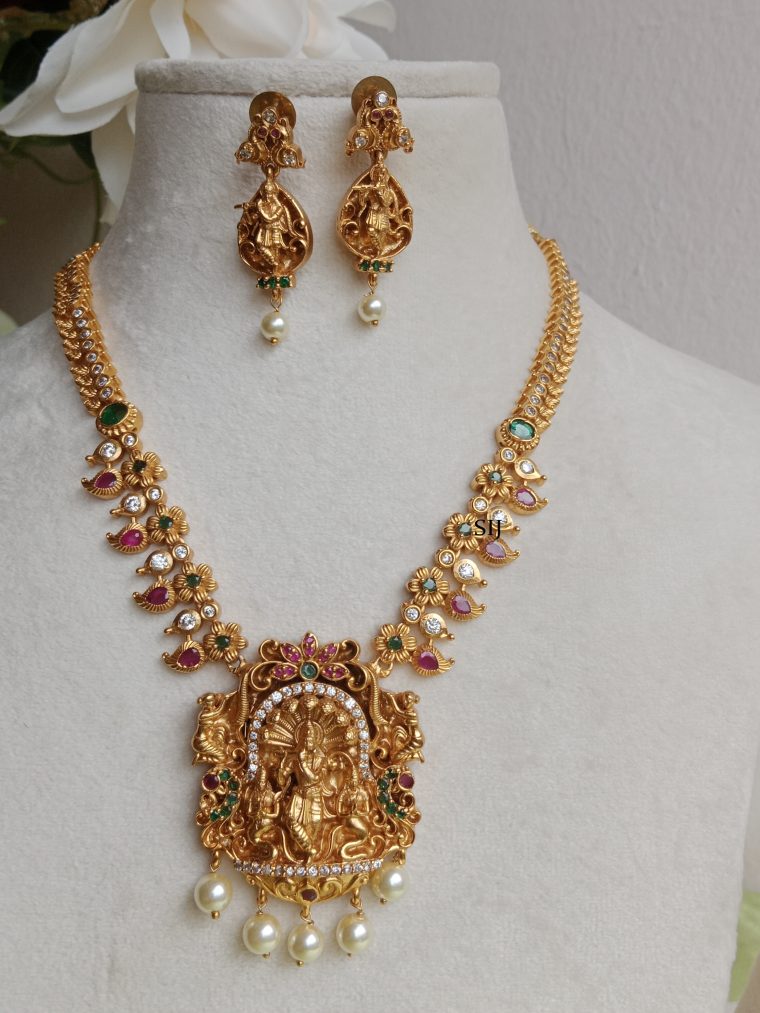 Elegant Lord Krishna Necklace