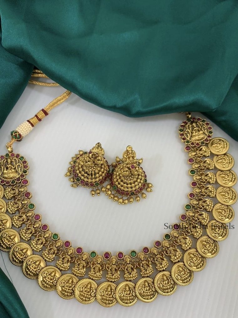 Antique Lakshmi Coin Necklace