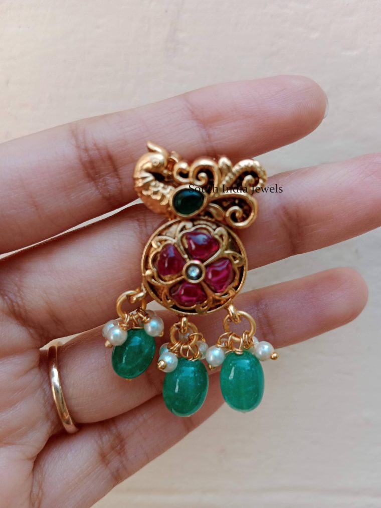 Antique Peacock Earrings