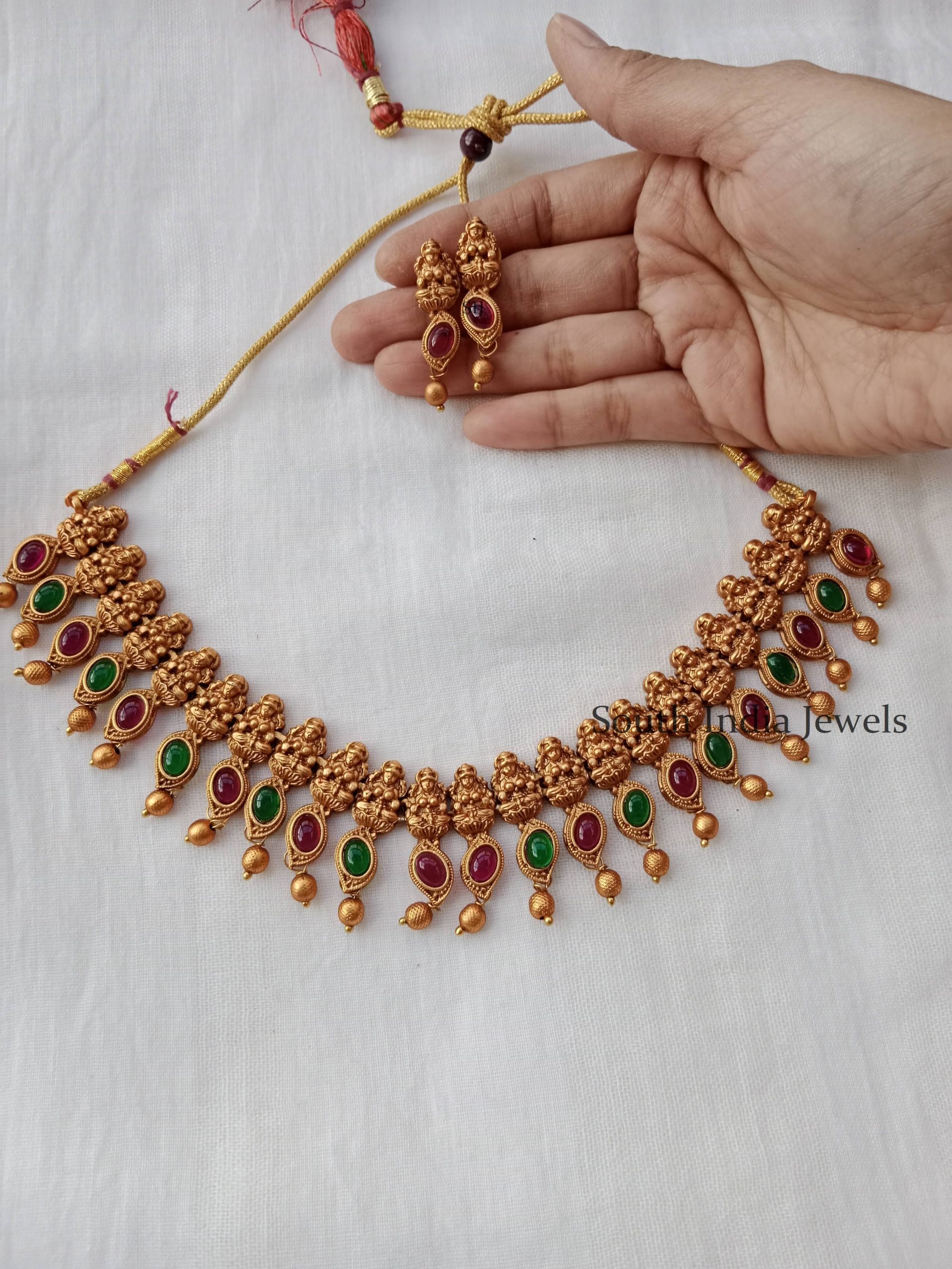 Beautiful Goddess Laxshmi Necklace