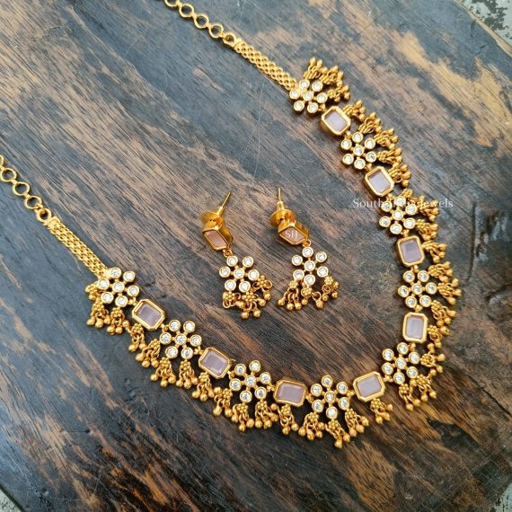 Beautiful Gold Alike Necklace