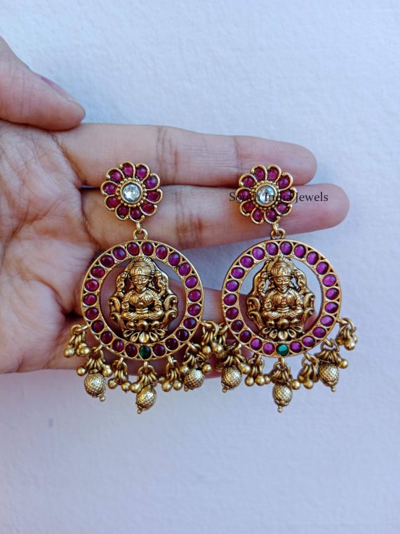 Beautiful Lakshmi Design Earrings