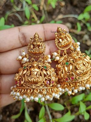 Classic Lakshmi Design Earrings