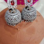 Gorgeous American Diamond Jhumkas