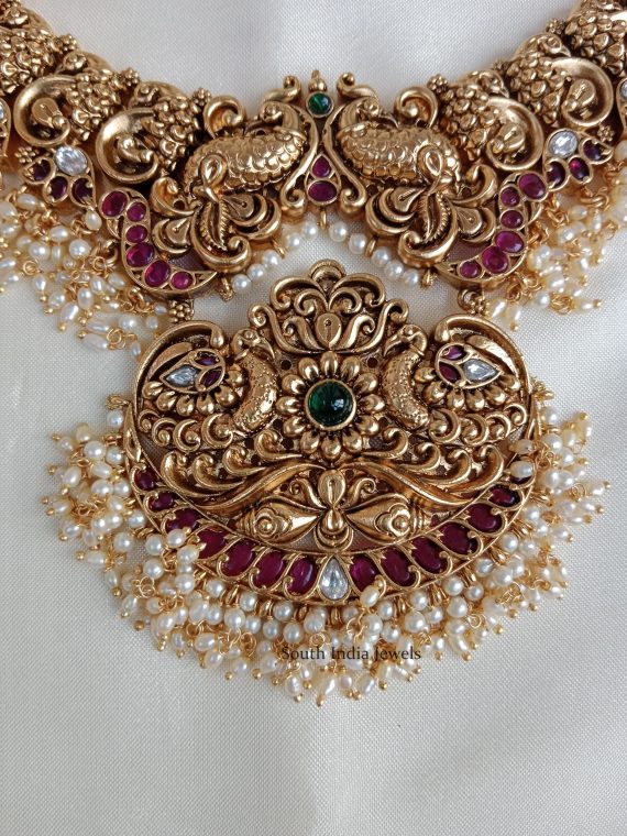 Gorgeous Guttapusalu Design Necklace