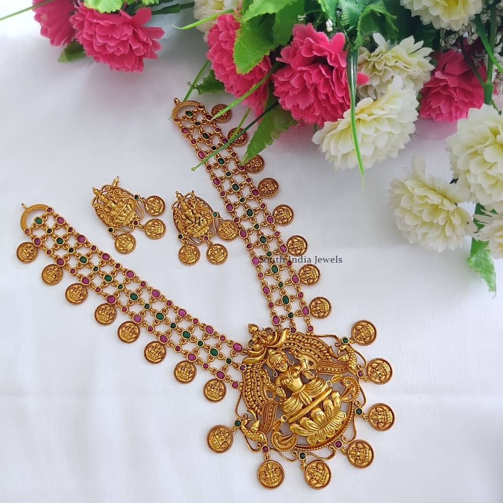Gorgeous Lakshmi Coin Necklace