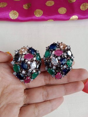 Gorgeous Multicolor Stones Earrings