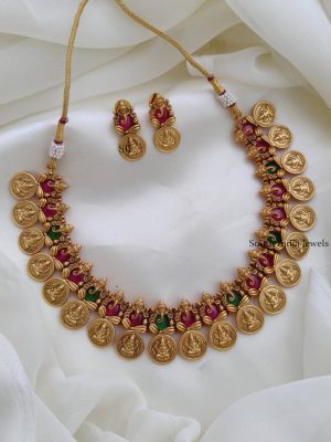 Lakshmi Ganesha Coin Necklace