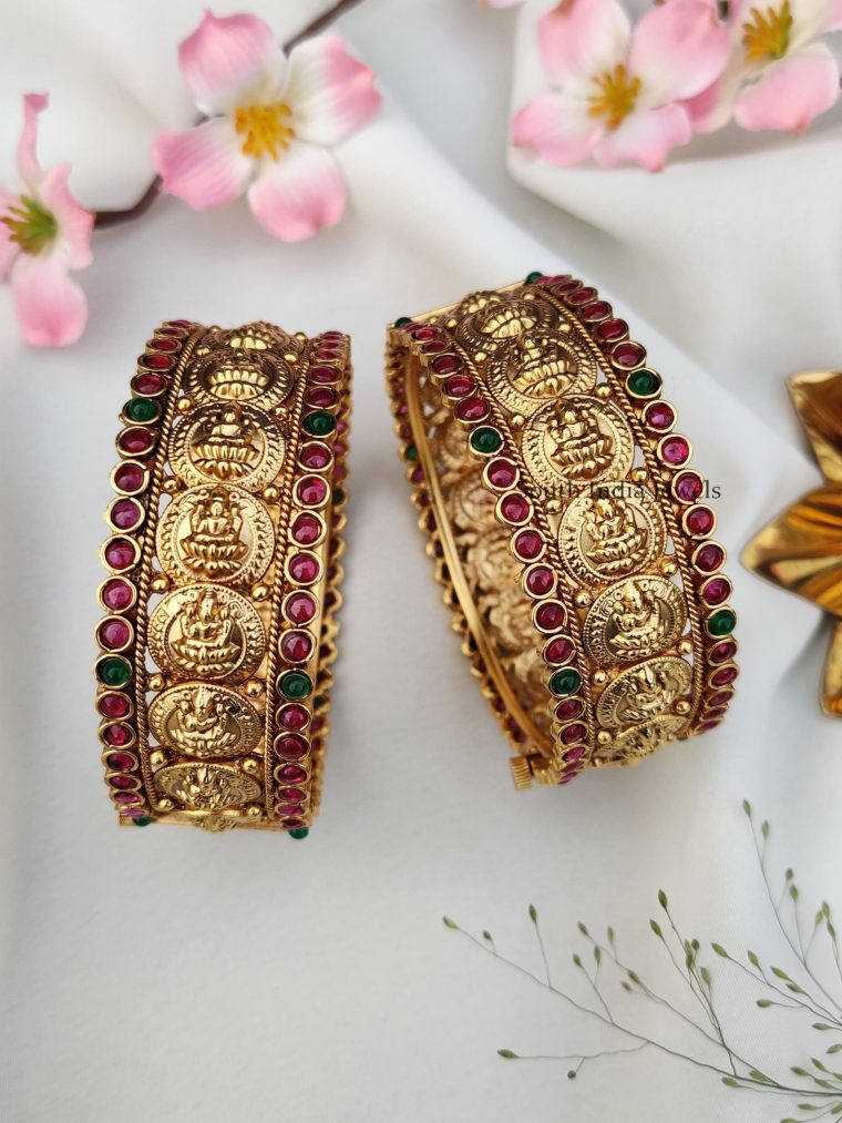 Trendy Lakshmi Coin Bangles (2)