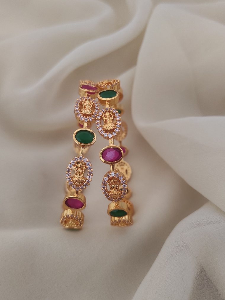 Stunning Lakshmi Antique Bangles