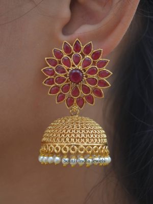Amazing Ruby AD Jhumkas