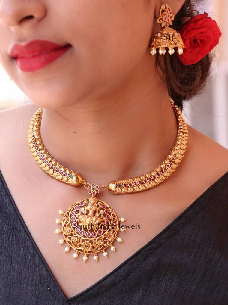 Amazing Saraswat Design Necklace