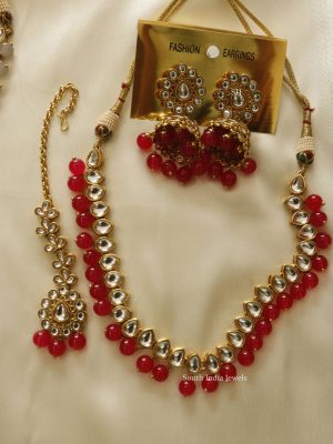 Attractive Kundan Design Combo Set