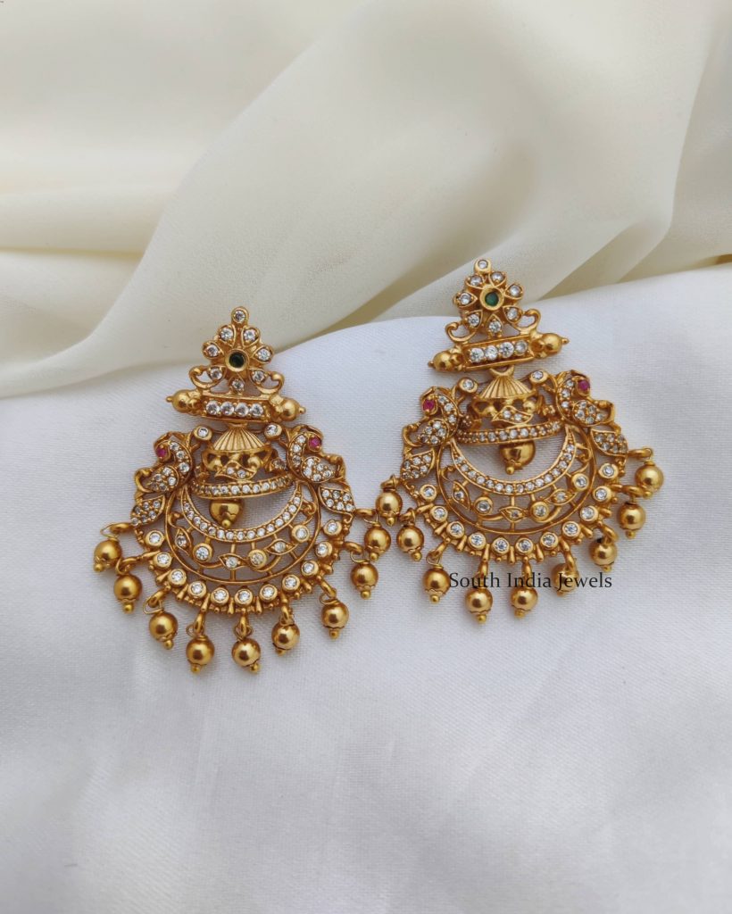 Imitation AD Earrings- South India Jewels - Online Shop