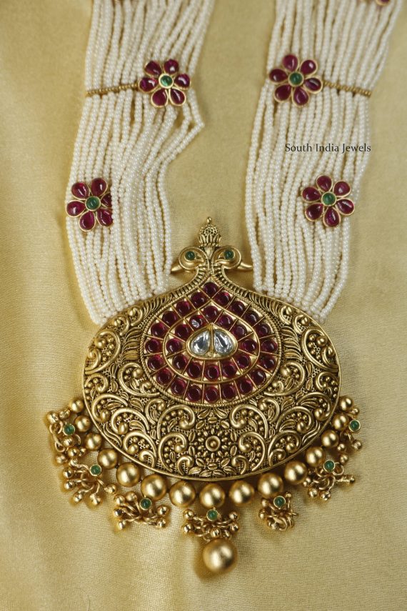 Bridal Pearl Design Necklace