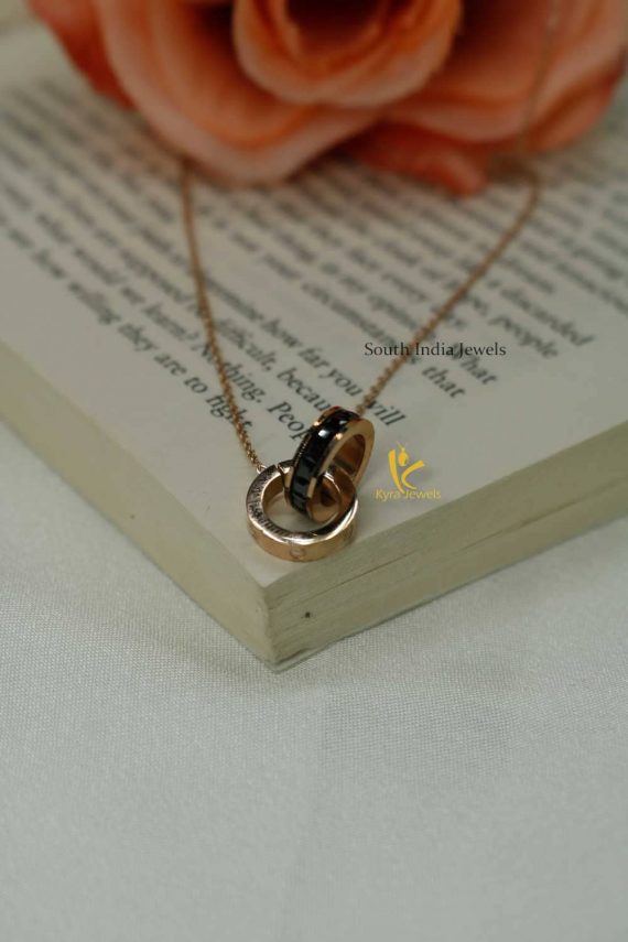 Classic Rose Gold Pendent Chain