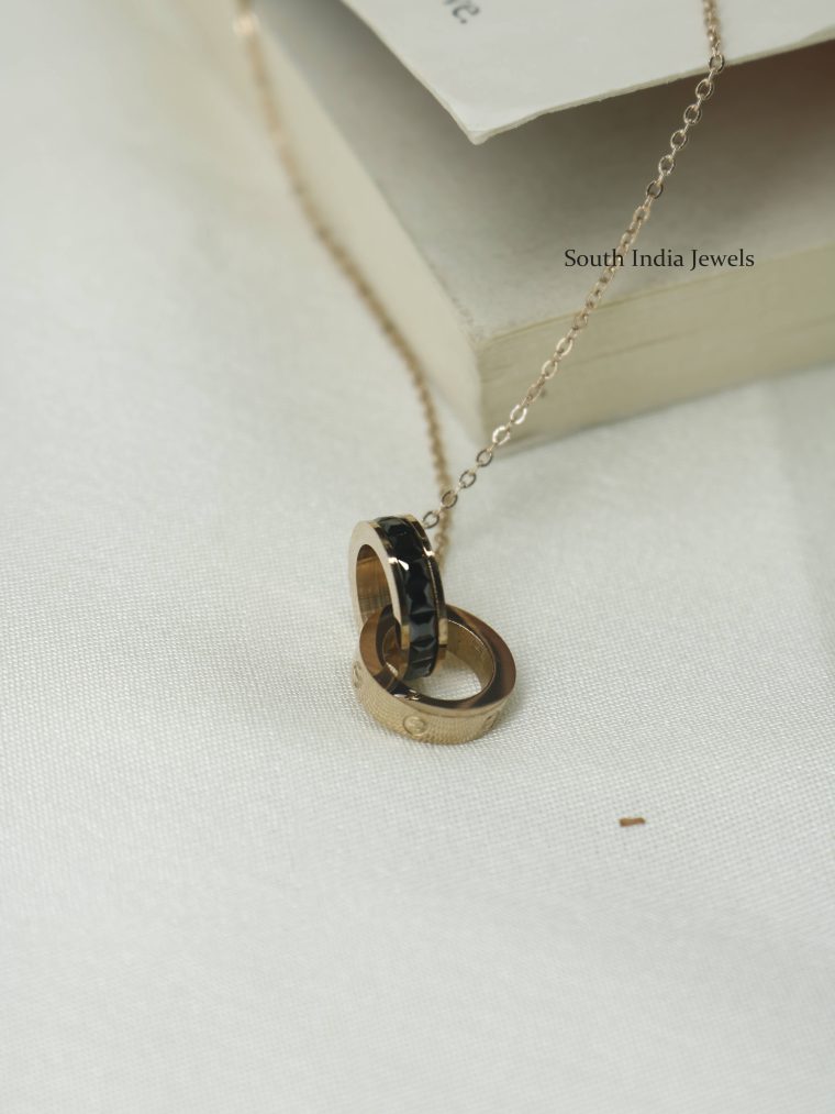 Classic Rose Gold Pendent Chain