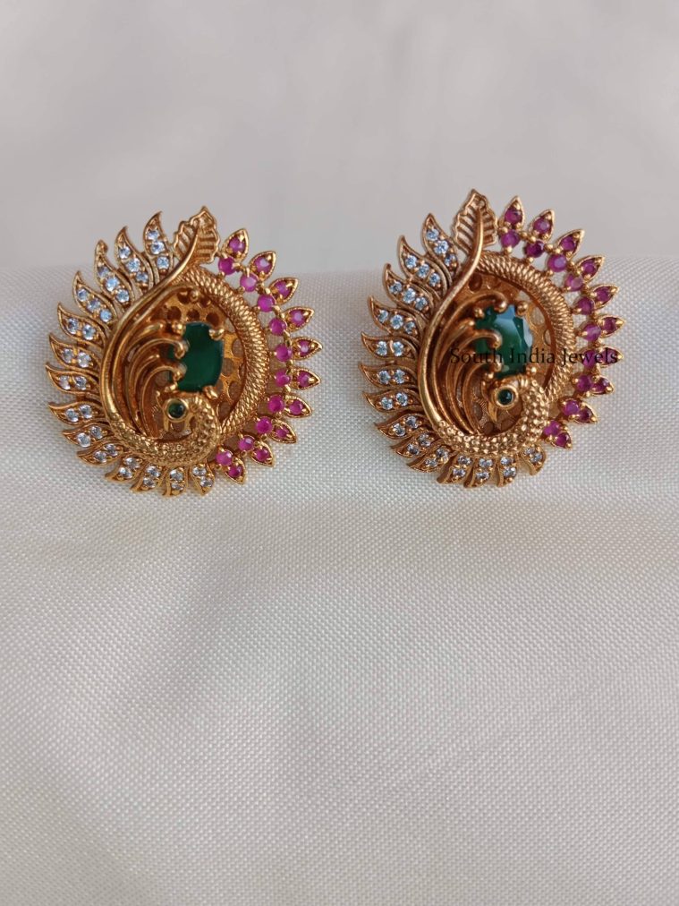 Elegant Peacock Stud,