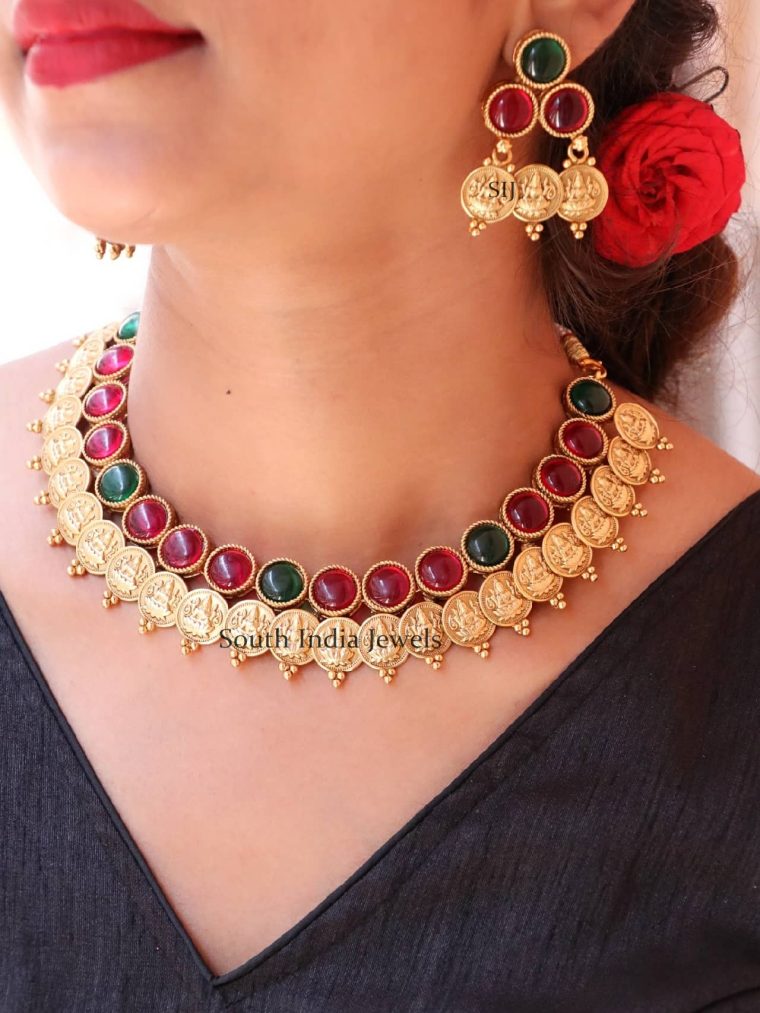 Elegant Rangbahar Design Necklace