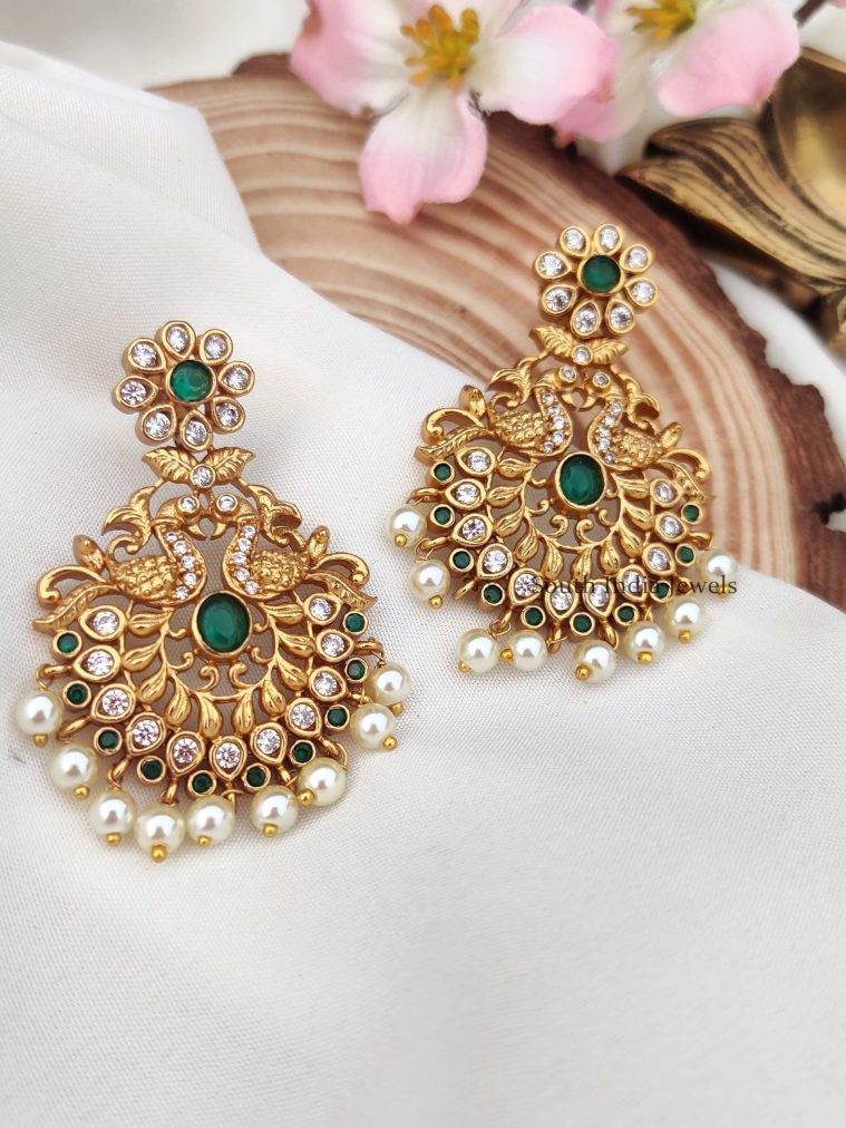 Exquisite Peacock Design Earrings