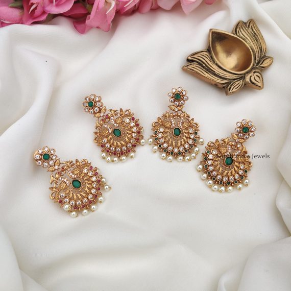 Exquisite Peacock Design Earrings