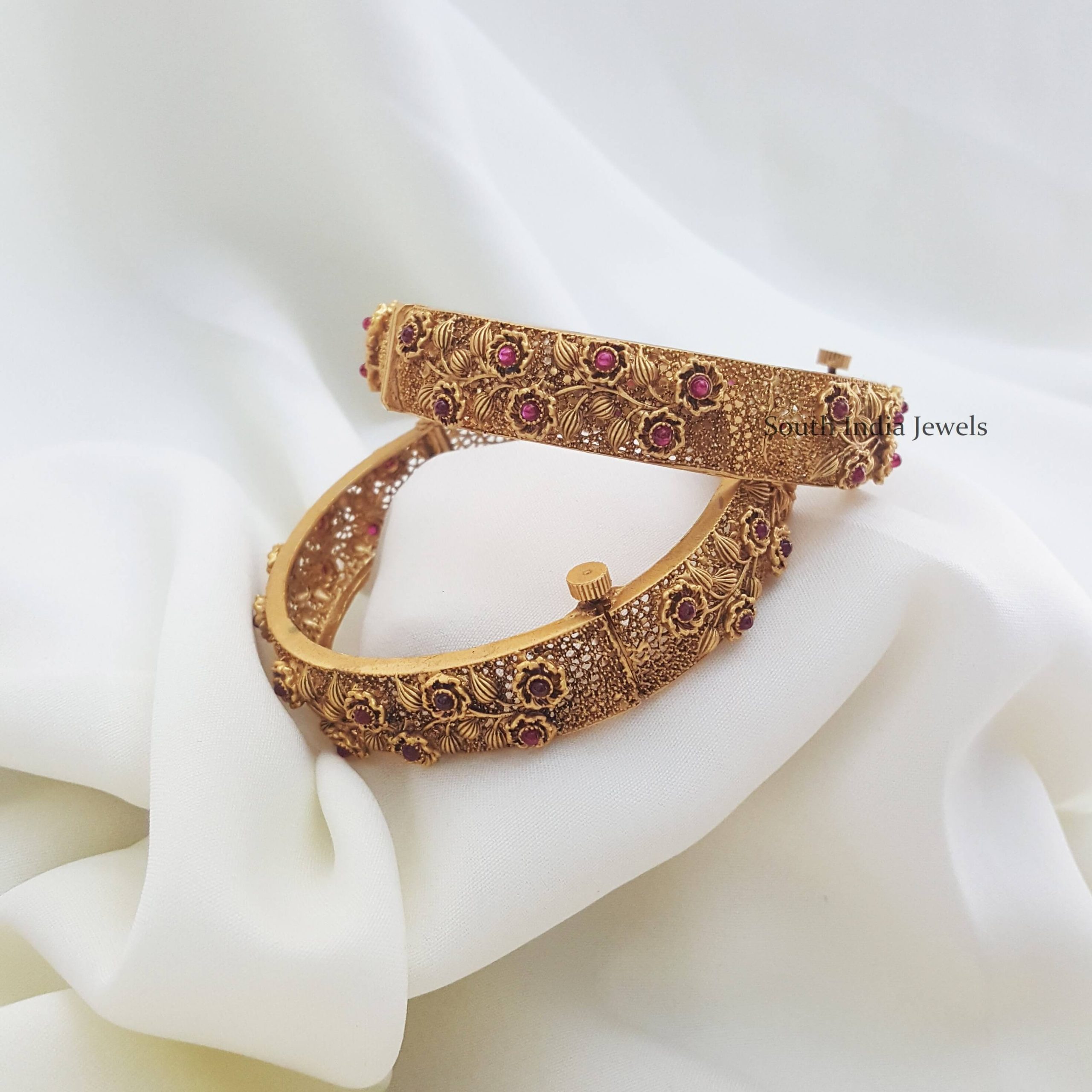 Floral Openable Bangles (2)