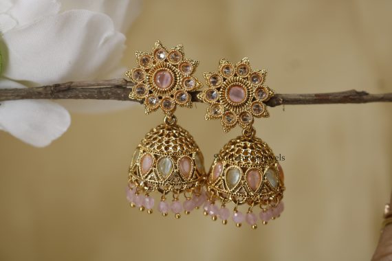 Golden Temple Design Earrings (3)