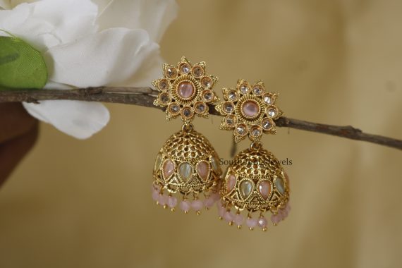 Golden Temple Design Earrings (3)