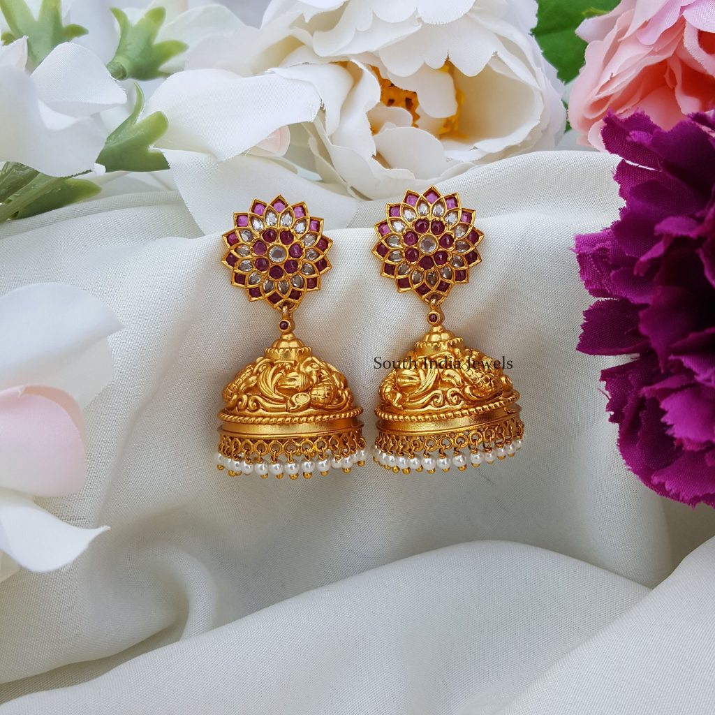 Kemp Design Jhumkas- South India Jewels- Online Stores