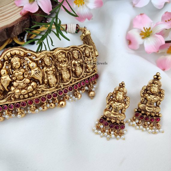 Grand Lakshmi Nakshi Design Necklace