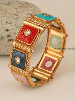 Multi Color Stone Kada Bangle