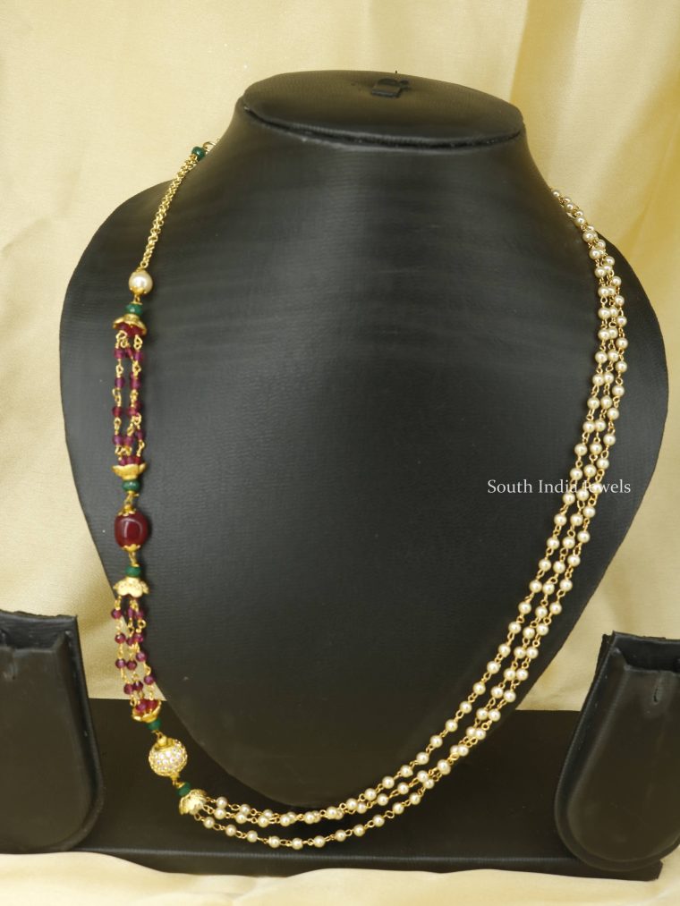 Pearl Beads Design Chain