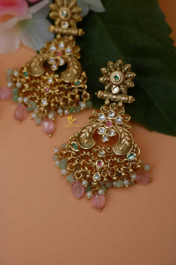 Pearl Pastel Designer Earrings (2)