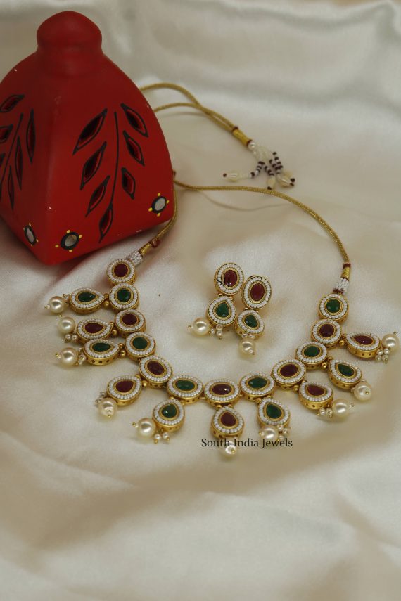 Pretty Pearl Multistone Necklace
