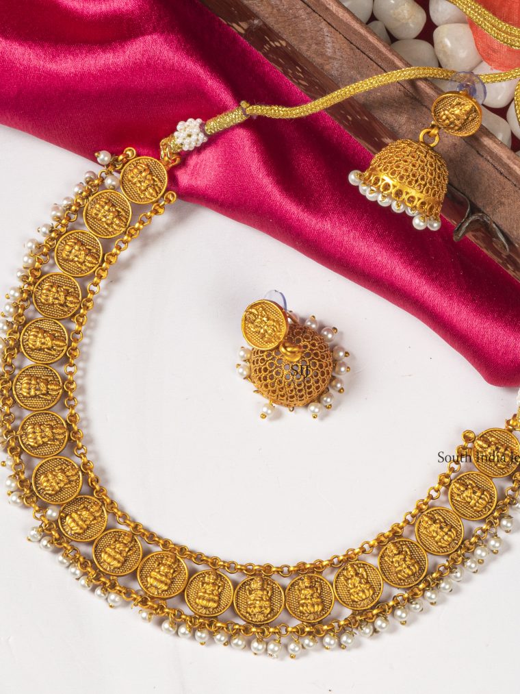 Round Shape Lakshmi Necklace