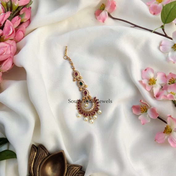 Bridal AD Maang Tikka - South India Jewels
