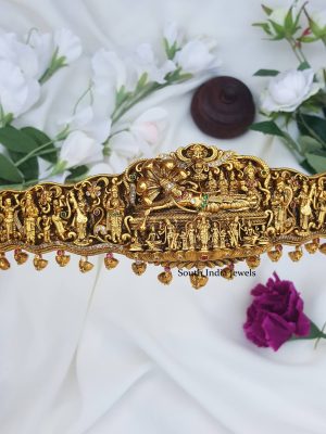 Sri Vishnu 3D Bridal Hip Belt