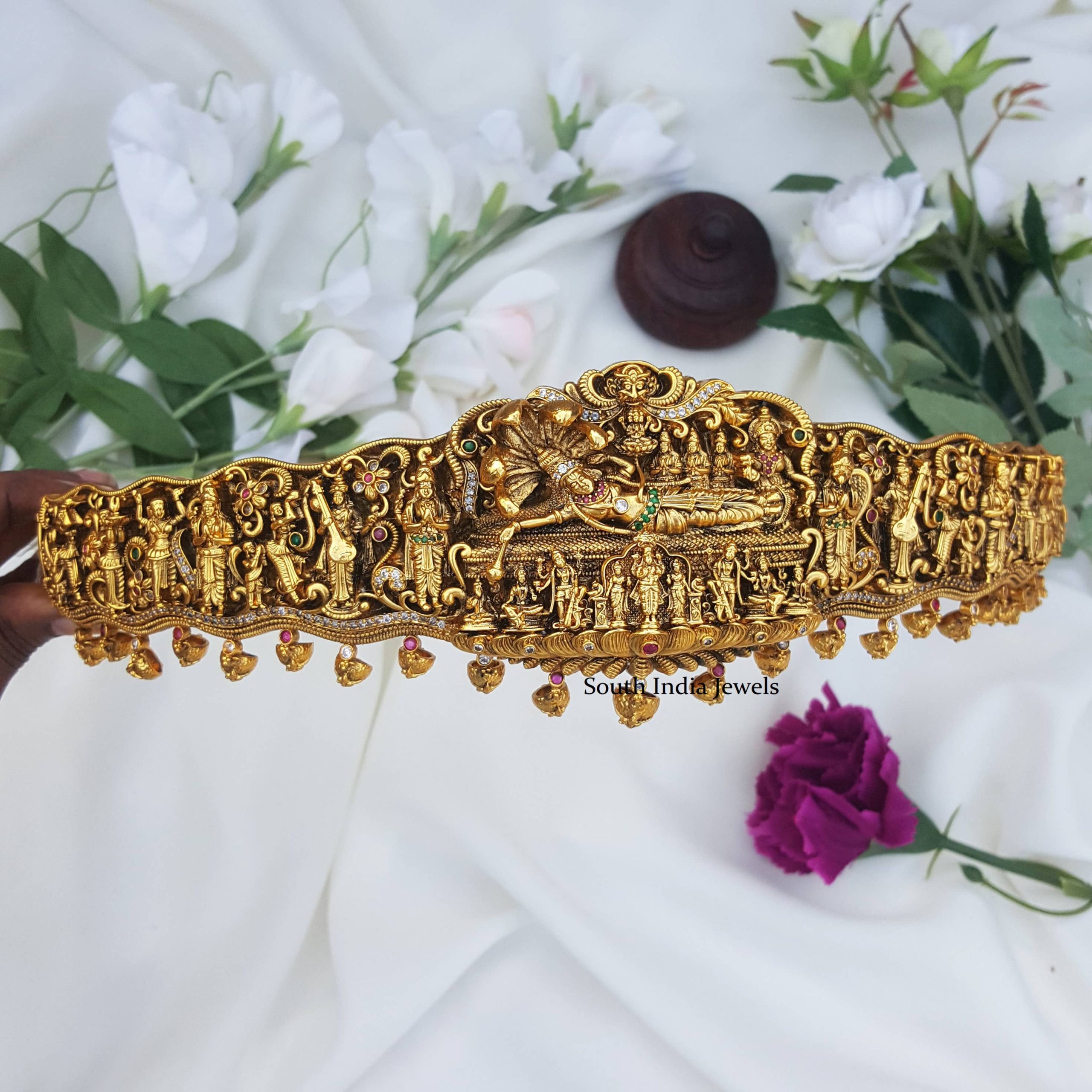 Sri Vishnu 3D Bridal Hip Belt