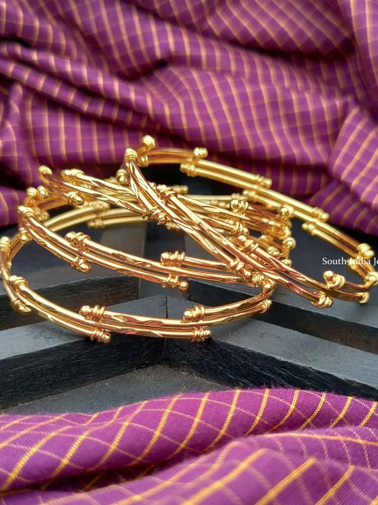 Traditional Gold Finish Bangles
