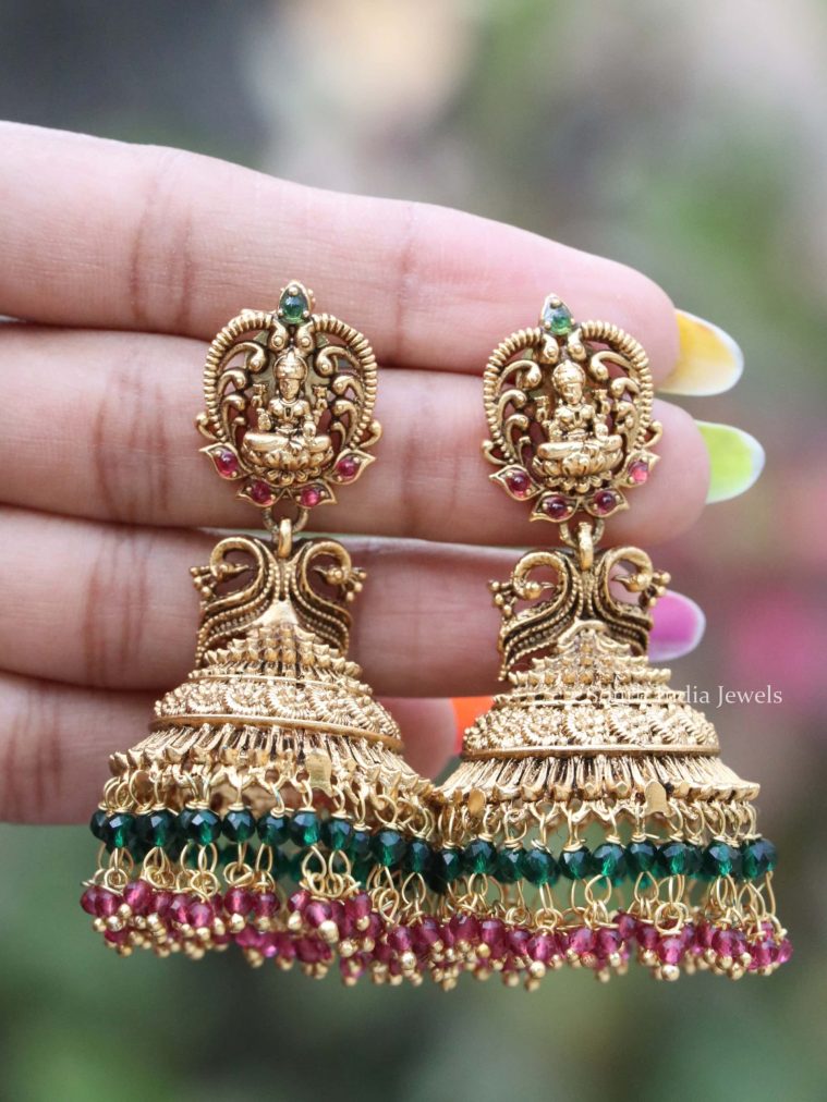 Traditional Lakshmi Jhumkas