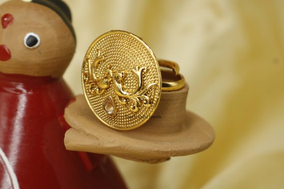 Trendy Gold Adjustable Ring