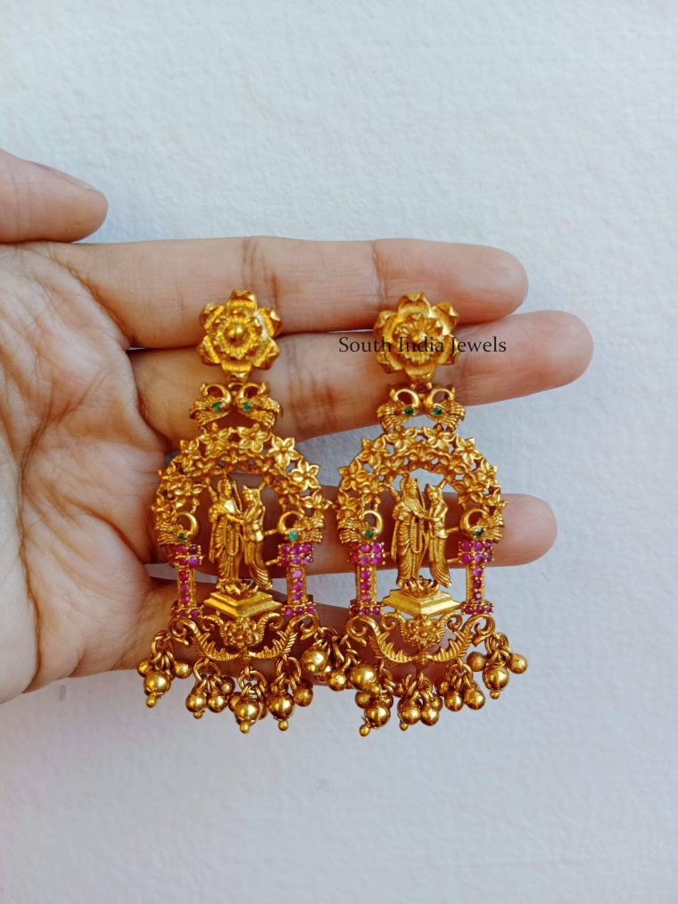 Trendy Rama Sita Drop Earrings