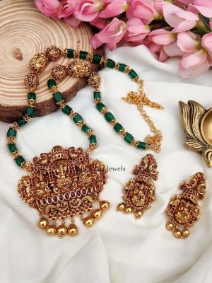 Vintage Ganesha Pendant Beads Mala