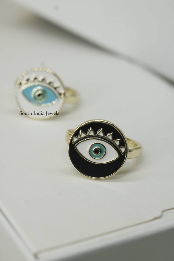 Western Evil Eye Adjustable Ring
