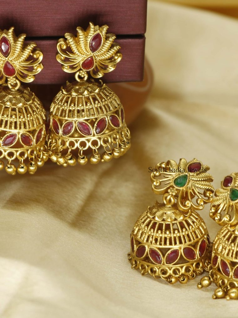 Fabulous Flower Design Jhumkas